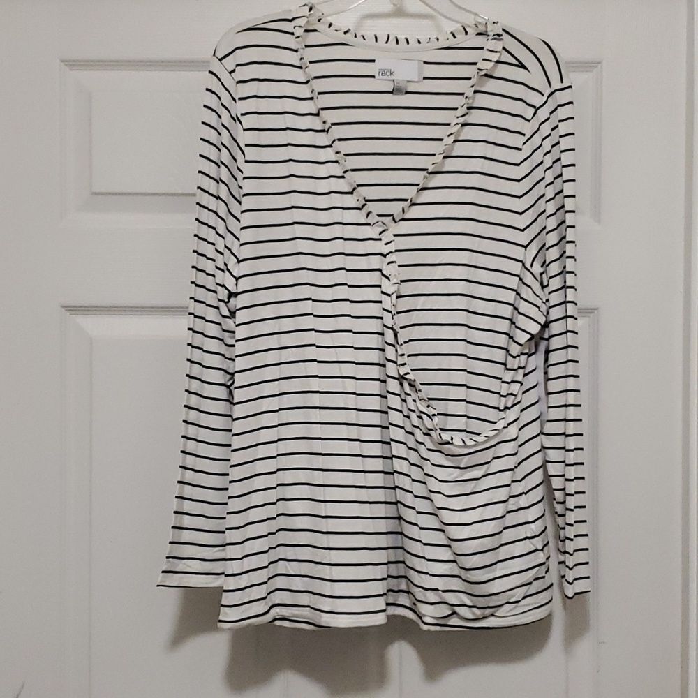 ❣️Nordstrom Rack black white blouse
